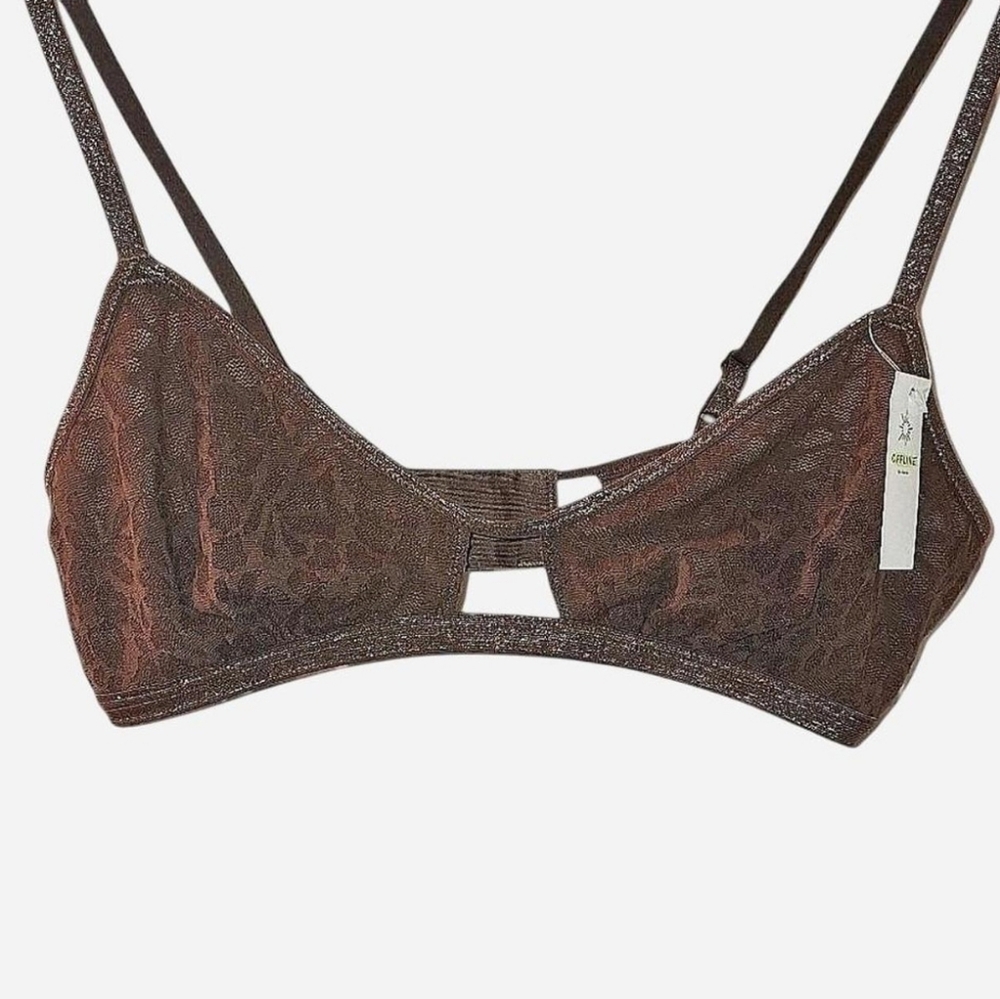 Aerie Brown Lace Bralette